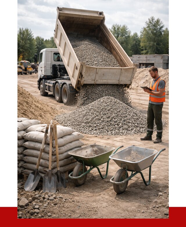 Доставка нерудных материалов в Серове от 1224 руб. | ПРОНЕРУДСрв