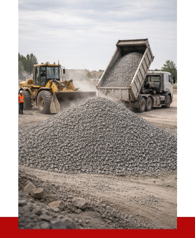 Купить щебень с доставкой в Серове от 2551 руб. | ПРОНЕРУДСрв
