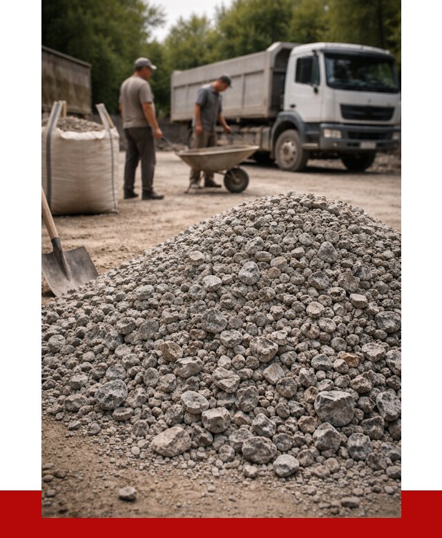 Гранитный щебень фракция 20-40 в Серове от 3265 руб. ПРОНЕРУДСрв