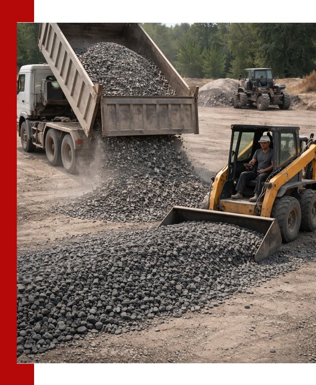 Гранитный щебень фракция 40-70 с доставкой в Серове