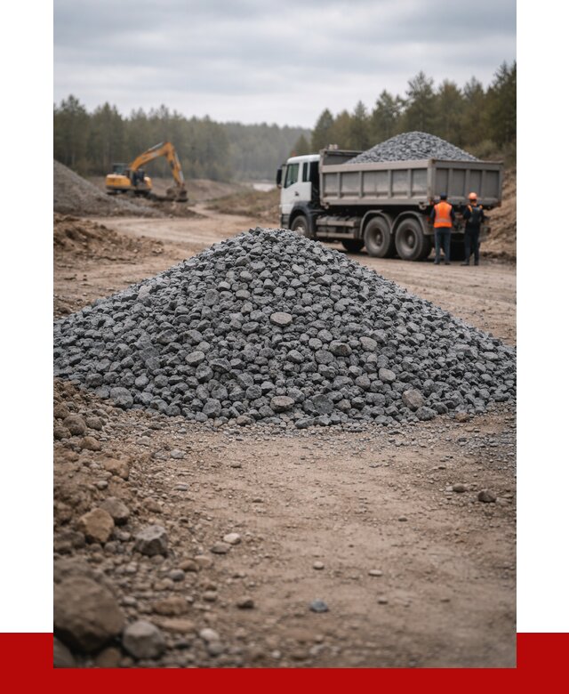 Щебень габбро диабаз фракция 40-70 в Серове от 2244 р-ПРОНЕРУДСрв