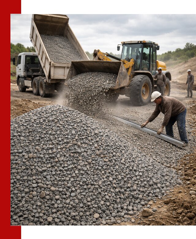 Гравийный щебень фракция 5-20 с доставкой в Серове