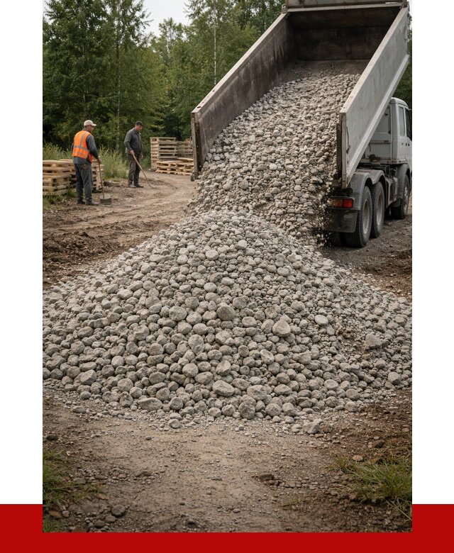 гравийный щебень фракция 70-120 в Серове от 2499 р. ПРОНЕРУДСрв