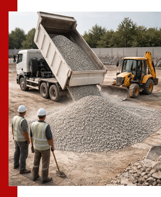 Купить известняковый щебень фракции 5–10 мм с доставкой в Серове