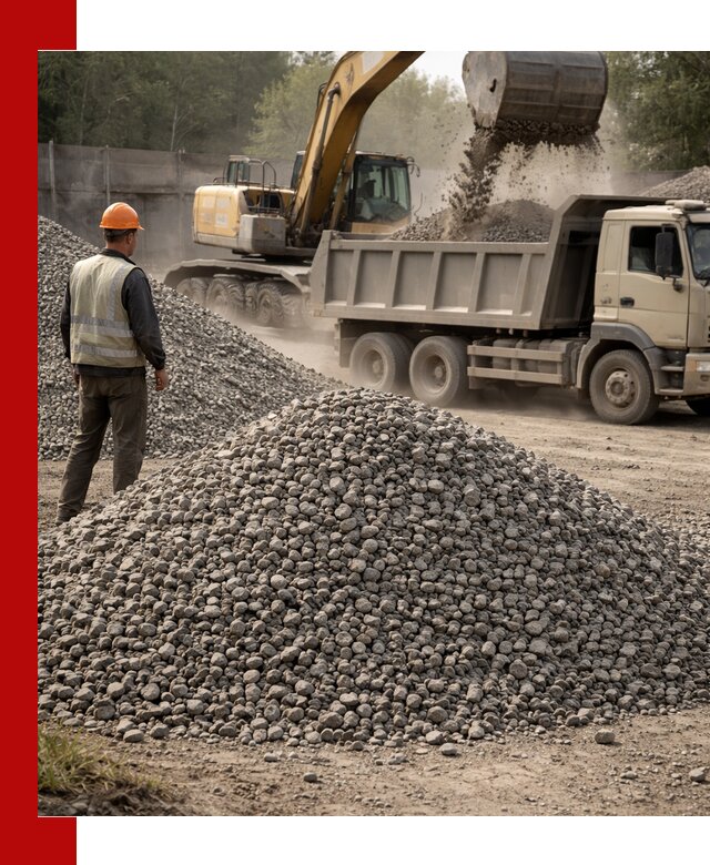 Шлаковый щебень фракция 5-20 с доставкой в Серове
