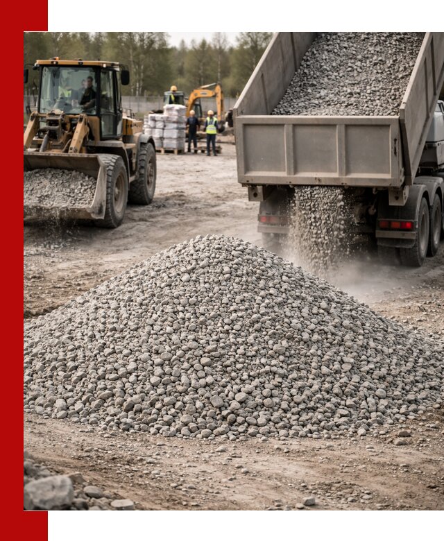 Вторичный щебень фракции 5-20 в Серове — доставка и продажа крупнотоннажно