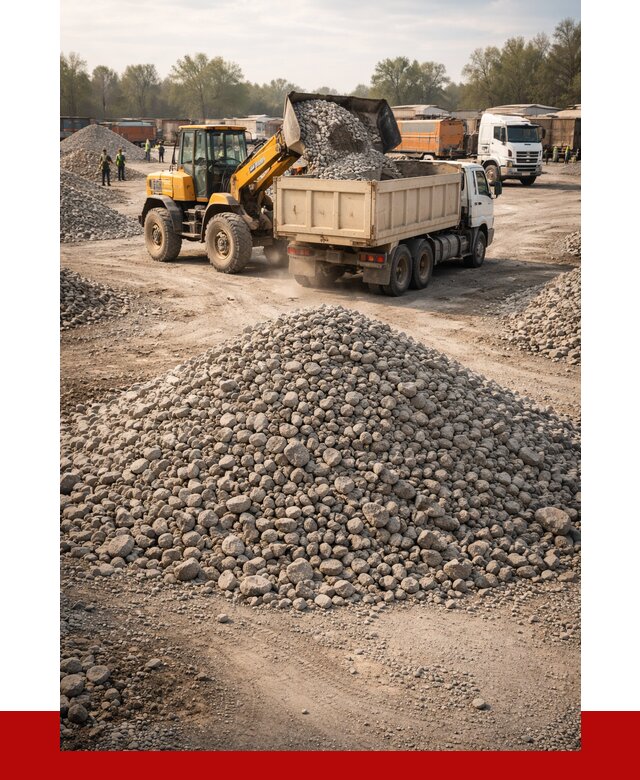 Вторичный щебень фракция 40-70 в Серове от 1775 р, ПРОНЕРУДСрв