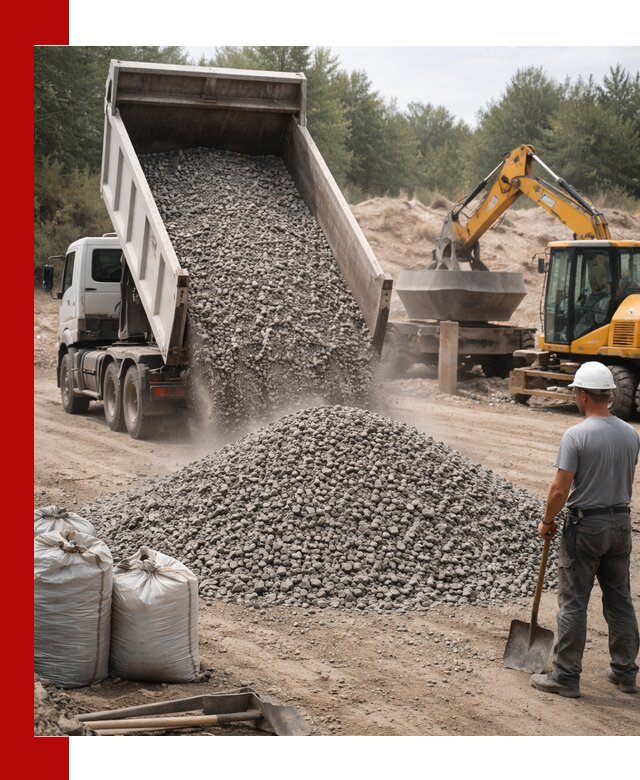 Доставка и продажа бетонного щебня в Серове