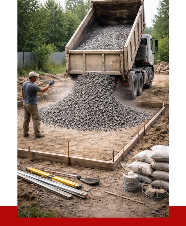 Купить щебень для фундамента в Серове от 4591 р. | ПРОНЕРУДСрв