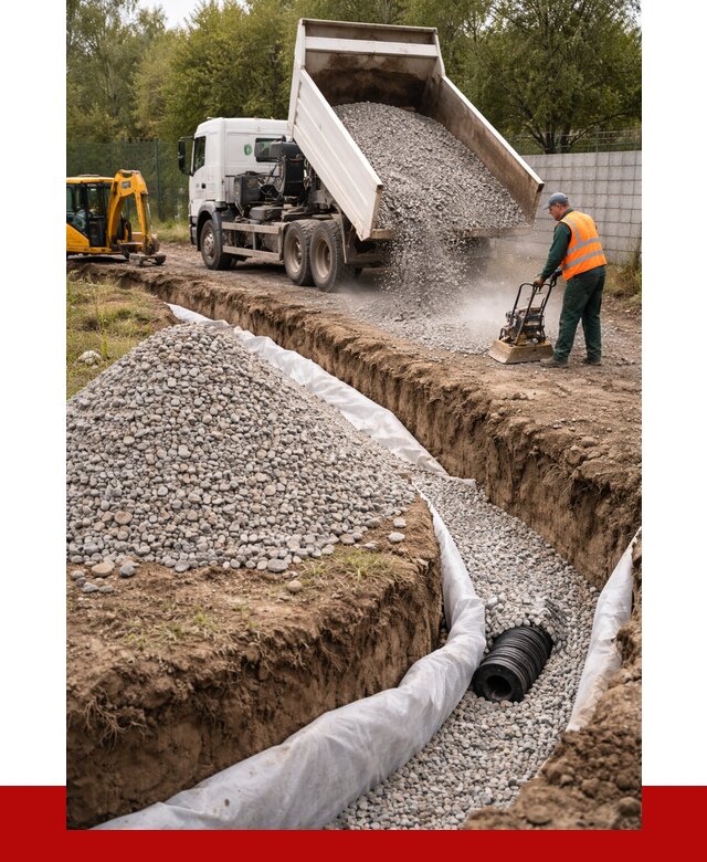 Щебень для дренажа в Серове от 1887 р., ПРОНЕРУДСрв доставка