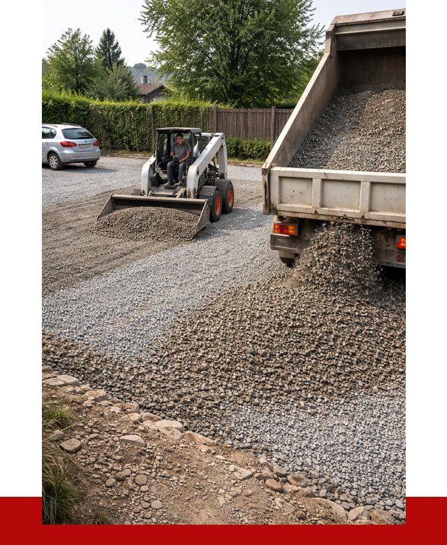 Щебень для парковки в Серове с доставкой от 1224 р.| ПРОНЕРУДСрв