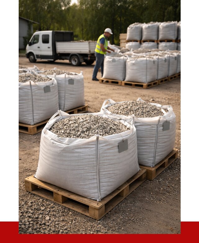 Щебень в мешках с доставкой в Серове от 4285 р. | ПРОНЕРУДСрв