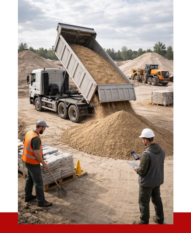 Карьерный песок с доставкой в Серове от 3673 р. ПРОНЕРУДСрв