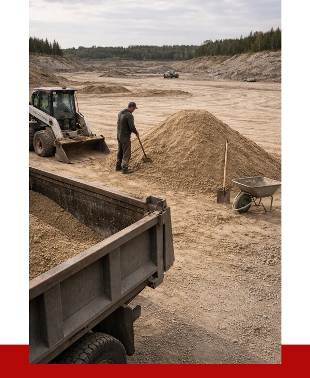 Карьерный песок среднезернистый в Серове, от 2244 р. ПРОНЕРУДСрв