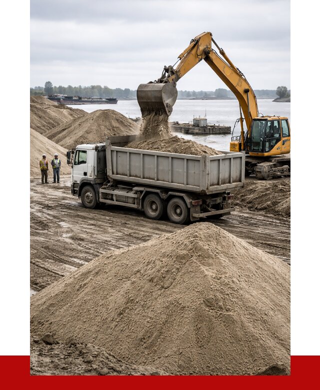 Купить речной песок навалом в Серове от 1836 р., ПРОНЕРУДСрв