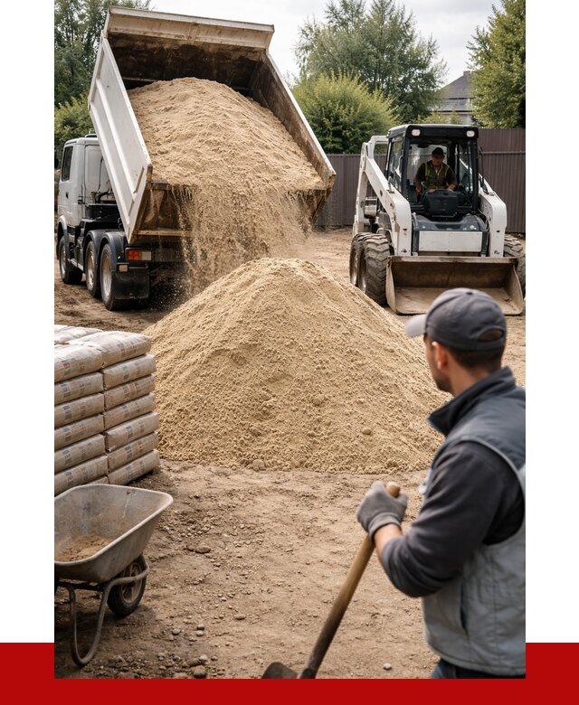Мытый речной песок с доставкой в Серове от 1479 р. | ПРОНЕРУДСрв
