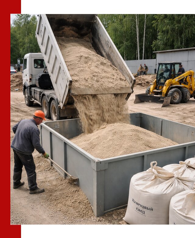 Кварцевый песок для фильтра в Серове — доставка и качество