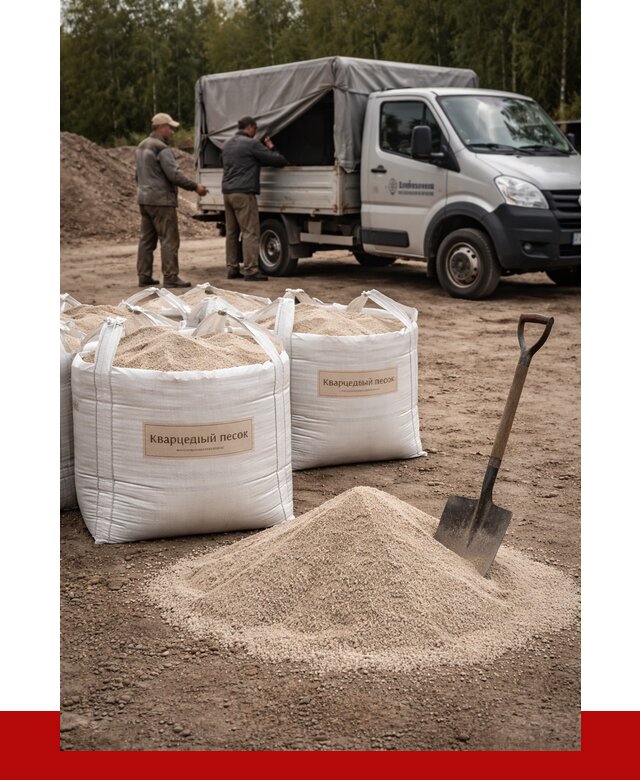 Кварцевый песок для пескоструя в Серове от 4591 р. | ПРОНЕРУДСрв