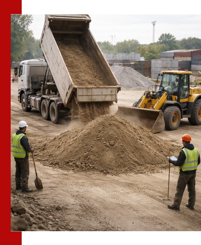 Доставка и продажа пескогрунта оптом и в розницу в Серове