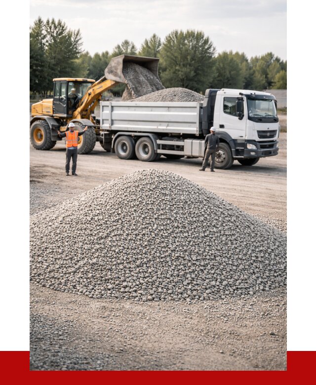 Купить мытый гравий в Серове от 3571 р, доставка ПРОНЕРУДСрв