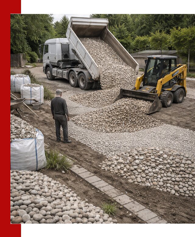Доставка морской гальки оптом и в розницу в Серове