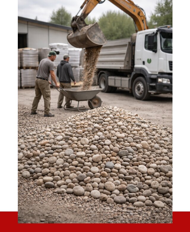 Галька декоративная в Серове от 3265 р. за куб | ПРОНЕРУДСрв