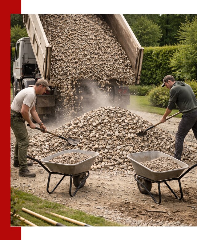 Доставка и продажа декоративной гальки в Серове