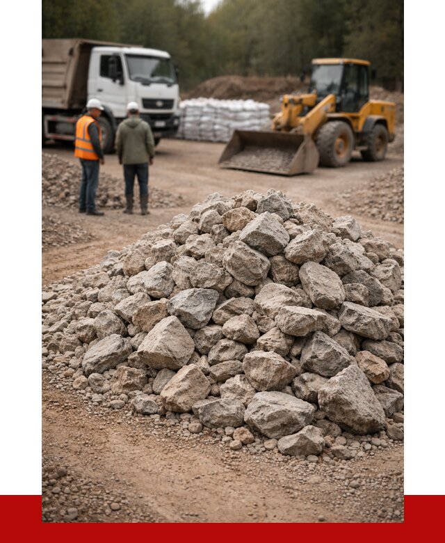Купить бутовый камень с доставкой в Серове от 2346 р. | ПРОНЕРУДСрв