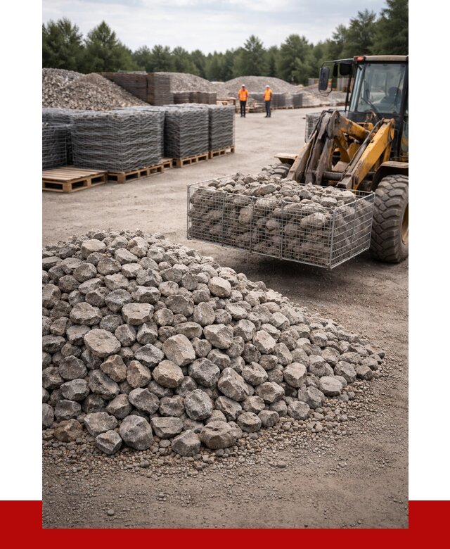 Камень для габионов фракция 70-150 в Серове от 4285 р. | ПРОНЕРУДСрв