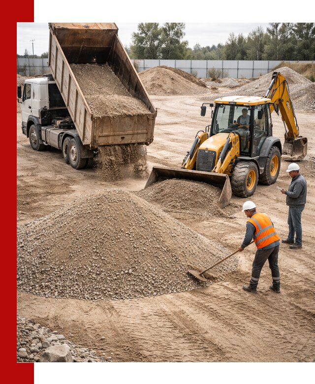 Поставка и доставка ПГС С4 в мешках и самосвалах в Серове