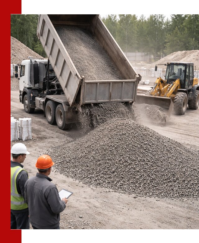 Доставка и продажа гранитного отсева 0-10 в Серове