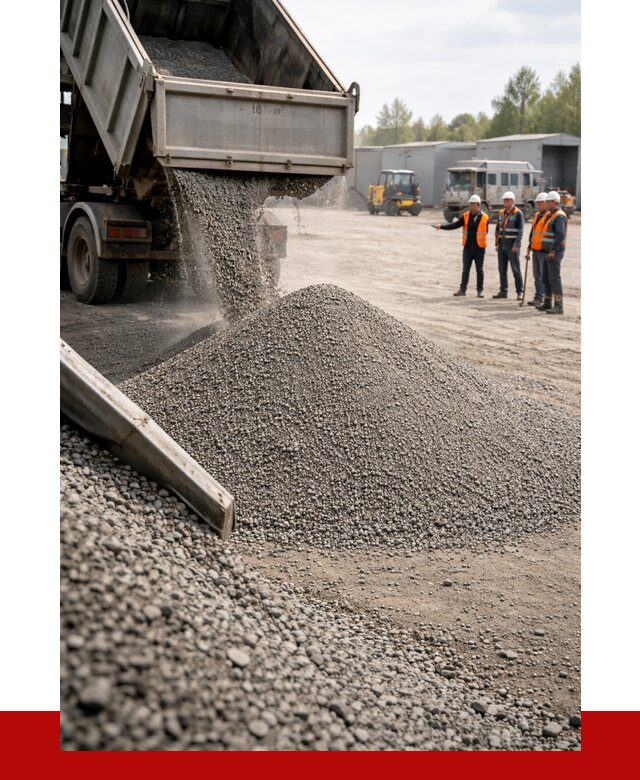 Гравийный отсев 0-5 в Серове от 1224 р. с доставкой | ПРОНЕРУДСрв