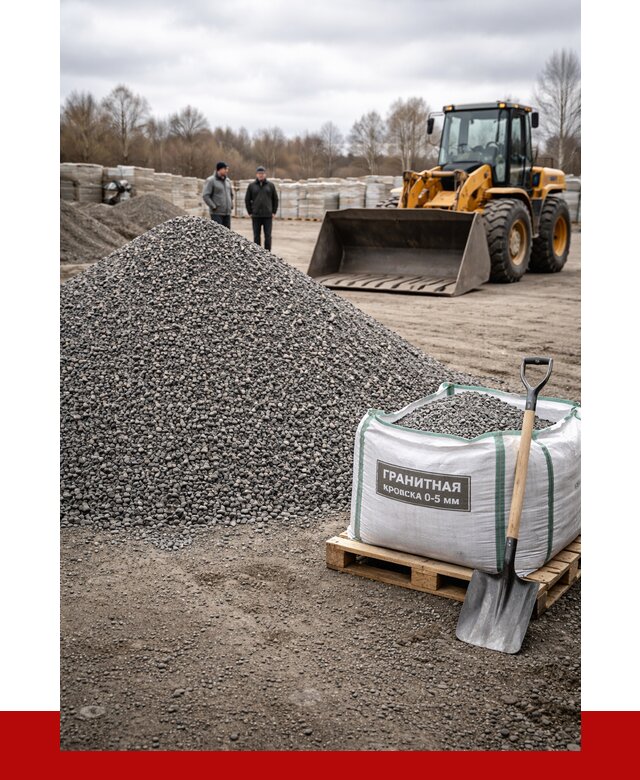 Купить гранитную крошку в Серове от 4897 р. с доставкой | ПРОНЕРУДСрв