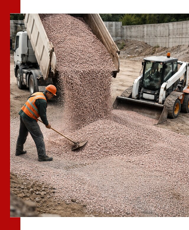 Крошка розовый гранит с доставкой в Серове от производителя