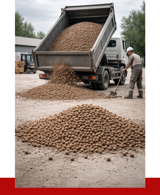 Керамзит с доставкой в Серове от 4285 р. за м3 | ПРОНЕРУДСрв