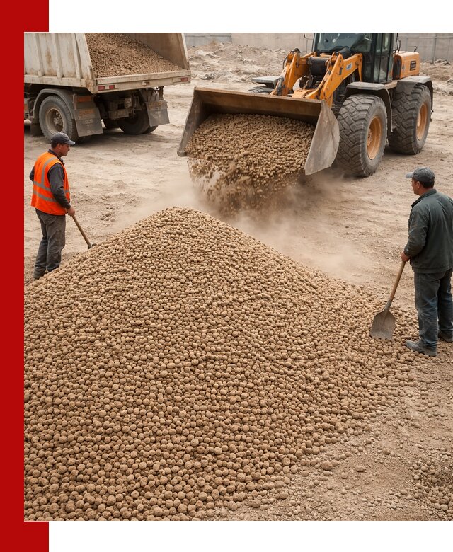 Керамзит фракция 10-20 с доставкой в Серове