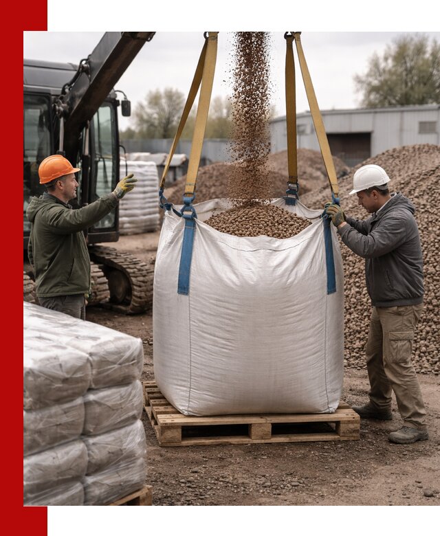 Керамзит в биг-бегах с доставкой в Серове