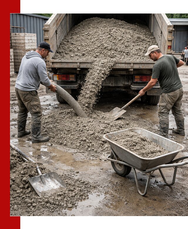 Цементно-песчаная смесь М150 доставка в Серове