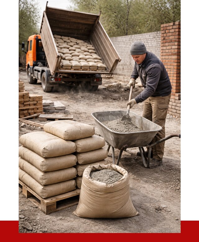 Купить сухую смесь для кладки в Серове от 1224 р. | ПРОНЕРУДСрв