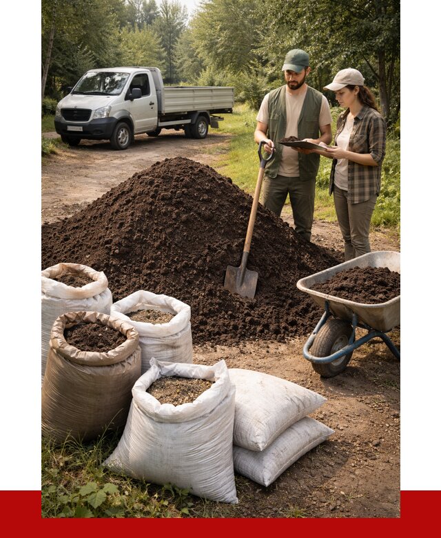 Купить грунт с доставкой в Серове от 4591 р. за м3 | ПРОНЕРУДСрв