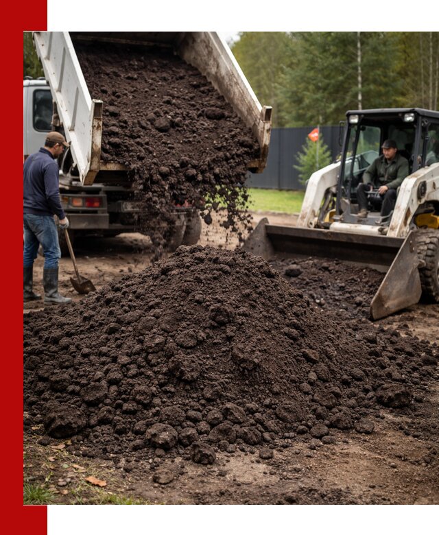 Плодородный грунт с доставкой в Серове для садов и огородов