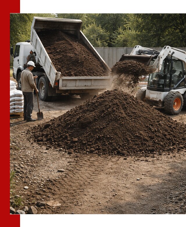 Доставка растительного грунта в Серове от производителя оптом и в розницу