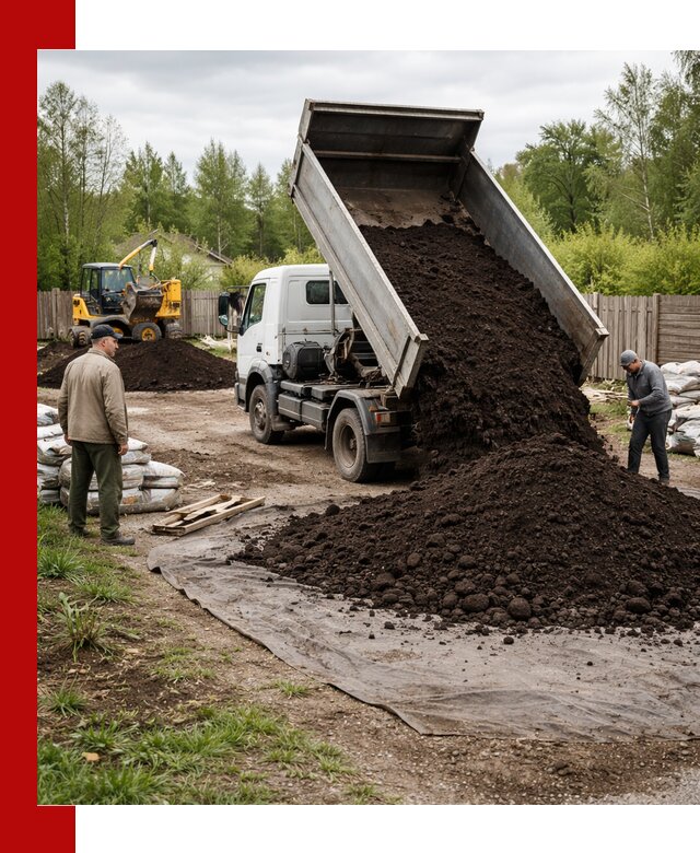 Доставка качественного почвогрунта в Серове оптом и в розницу