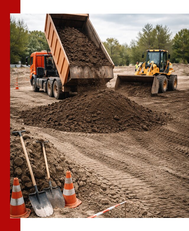 Поставка и доставка планировочного грунта в Серове