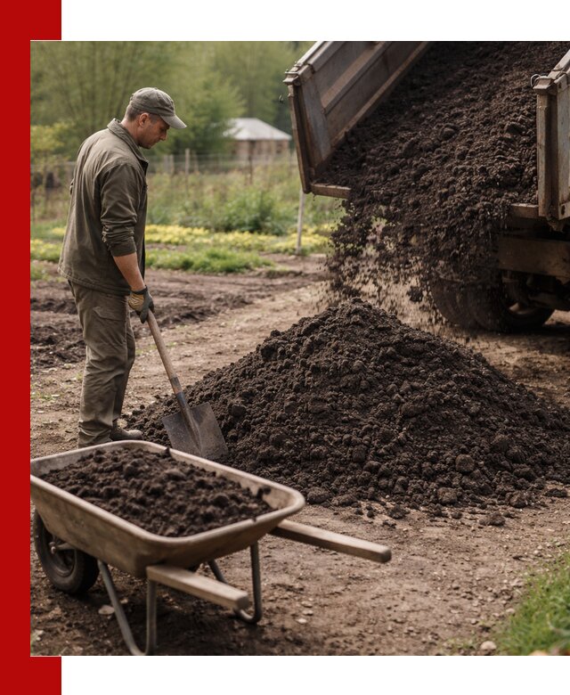 Доставка качественной земли для огорода в Серове