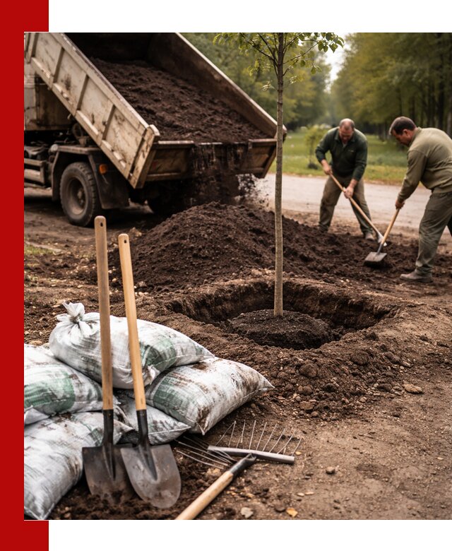Грунт для посадки деревьев в Серове — доставка и подготовка почвы