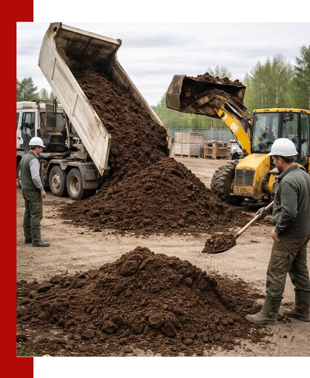 Доставка торфа оптом и в мешках в Серове