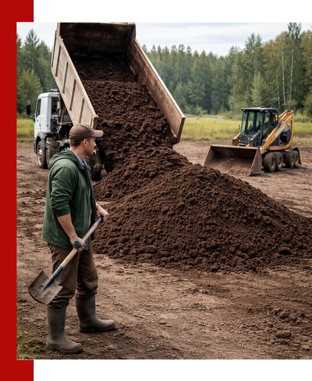 Купить верховой торф с доставкой в Серове для садоводства и растений