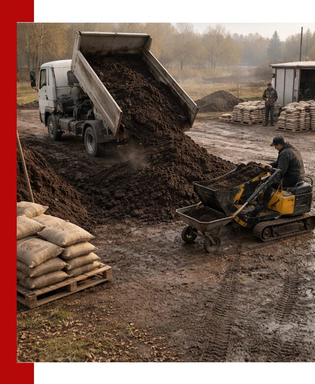 Кислый торф в доставке по выгодным ценам в Серове