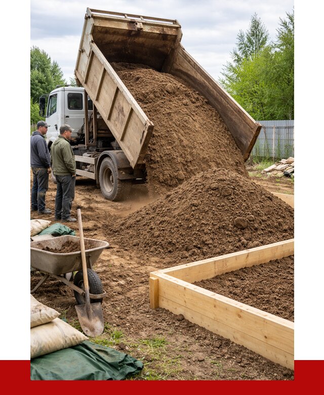 Торфо песчаная смесь в Серове с доставкой от 1887 р. | ПРОНЕРУДСрв